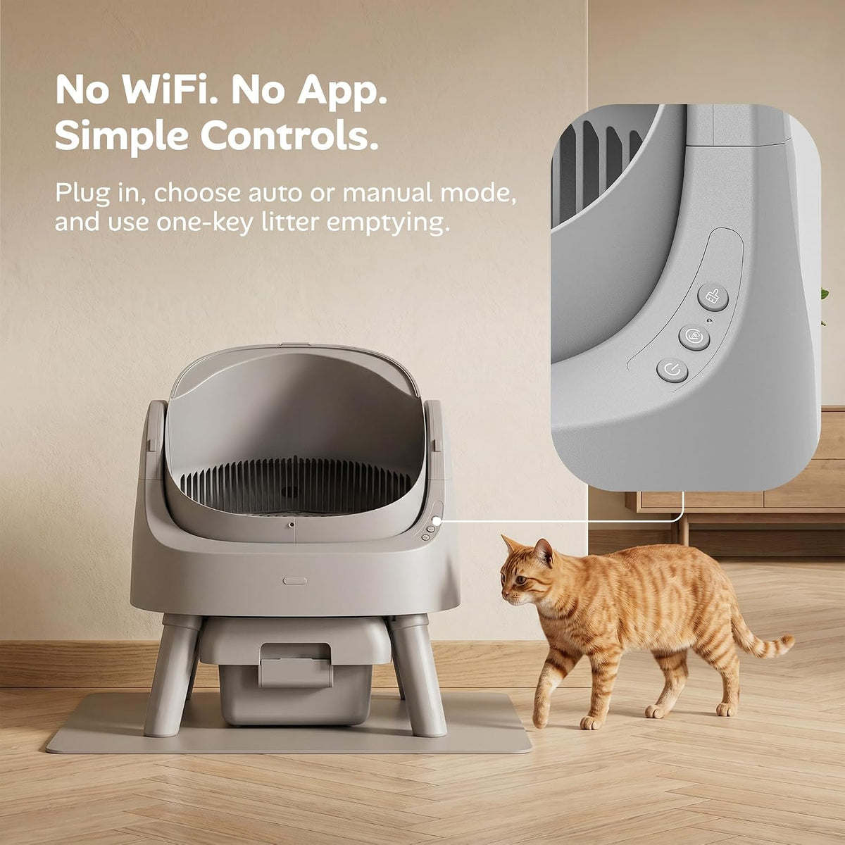 Mimfam self-cleaning litter box feature image